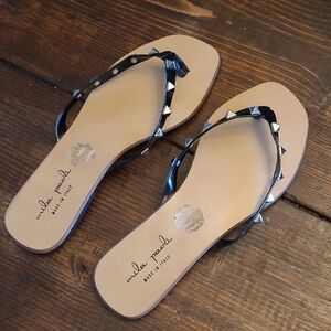 Studded Sandals Made In Italy Size 8